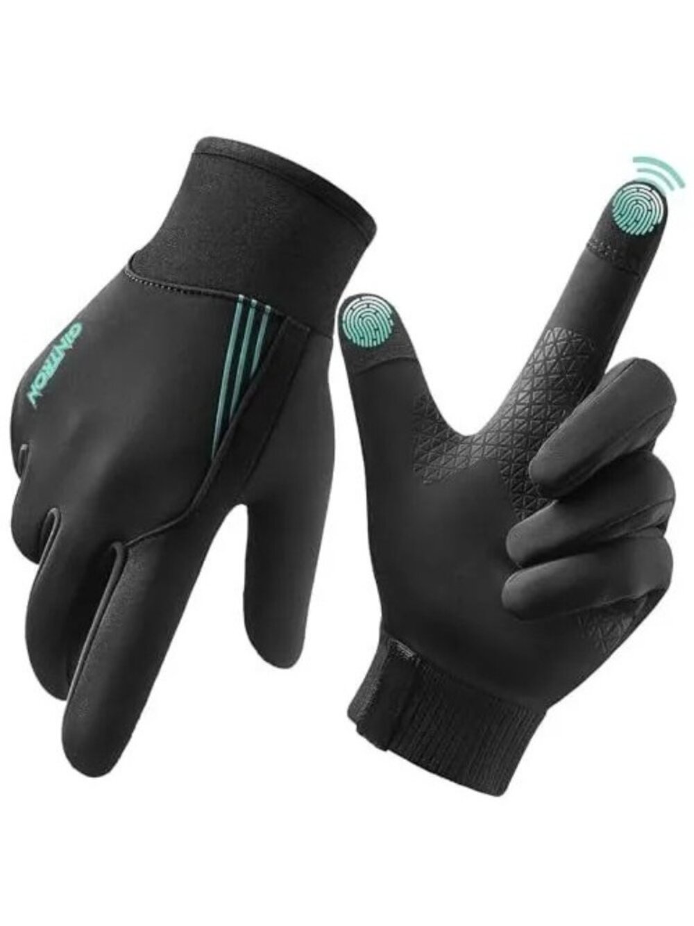 GINTRON XL Thermal Winter Gloves for Men Women, Anti-Slip Waterproof Lightweight